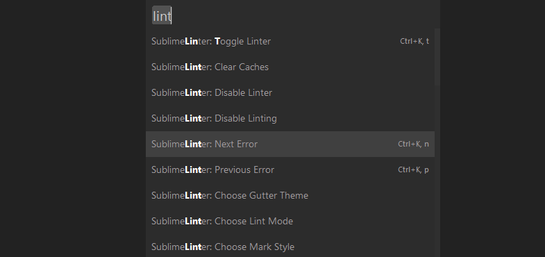 sublime text 插件使用